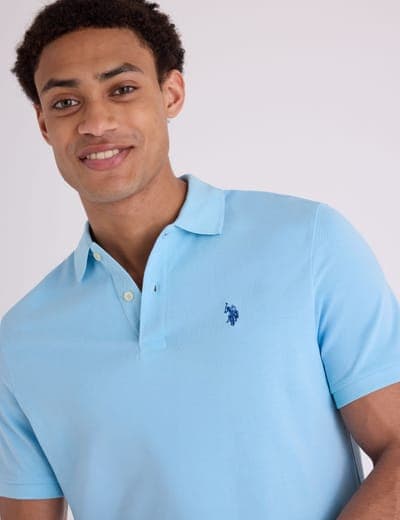 SOLID PIQUE SMALL LOGO POLO SHIRT 5