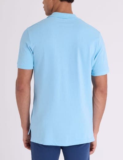 SOLID PIQUE SMALL LOGO POLO SHIRT 6