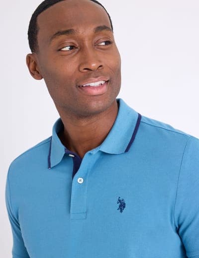 SLIM FIT STRETCH SOLID PIQUE POLO SHIRT 3