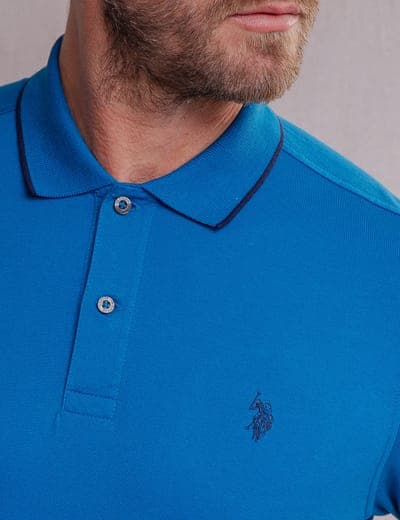 WHITE LABEL MERCERIZED COTTON POLO SHIRT 5