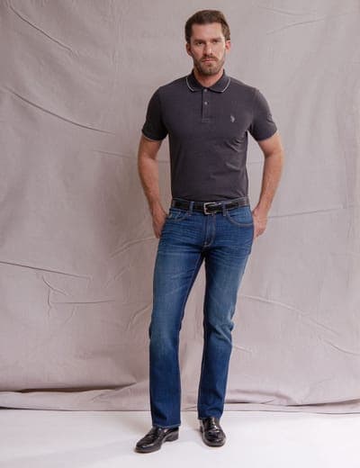 WHITE LABEL MERCERIZED COTTON POLO SHIRT 8