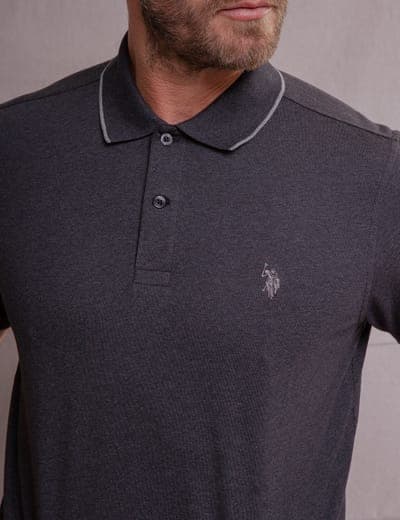 WHITE LABEL MERCERIZED COTTON POLO SHIRT 11