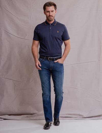 WHITE LABEL MERCERIZED COTTON POLO SHIRT 13