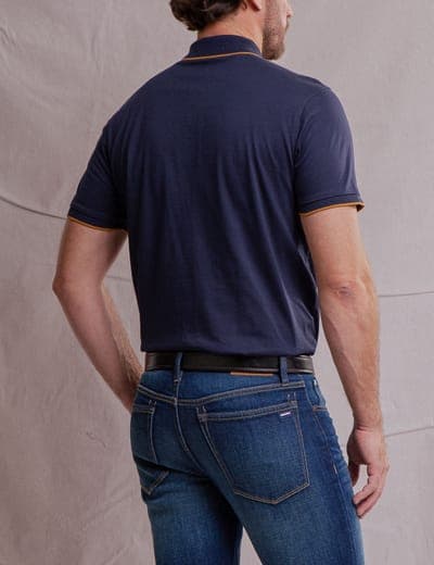 WHITE LABEL MERCERIZED COTTON POLO SHIRT 15