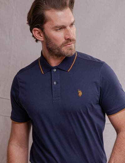 WHITE LABEL MERCERIZED COTTON POLO SHIRT 18