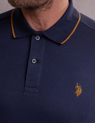 WHITE LABEL MERCERIZED COTTON POLO SHIRT 19