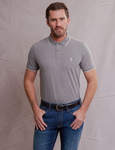 WHITE LABEL MERCERIZED COTTON POLO SHIRT 20