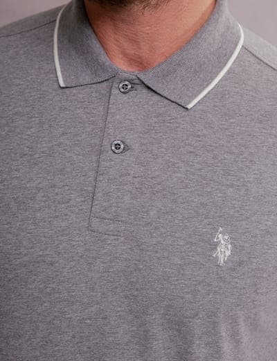 WHITE LABEL MERCERIZED COTTON POLO SHIRT 24