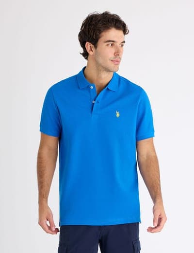 SOLID PIQUE SMALL LOGO POLO SHIRT 4