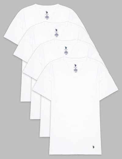 4 PACK V-NECK T-SHIRTS 2
