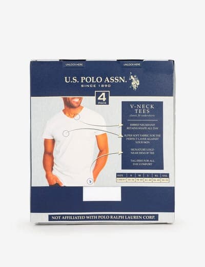 4 PACK V-NECK T-SHIRTS 3