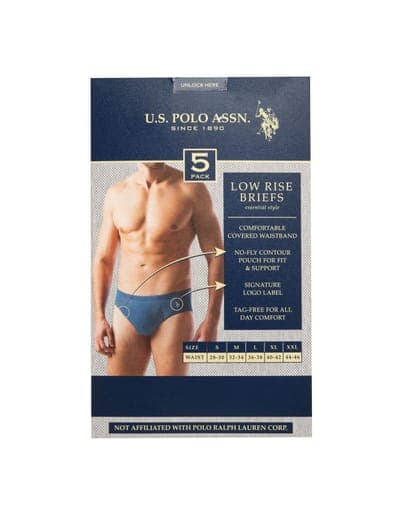 5 PACK LOWRISE BRIEFS 3