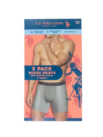 5 PACK STRETCH BOXER BRIEF 4