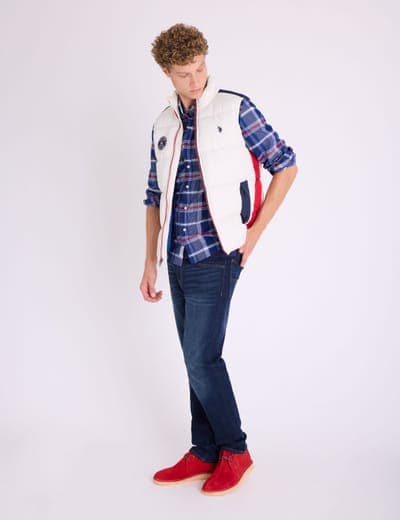 COLORBLOCK VEST WITH MALLET PATCH 2