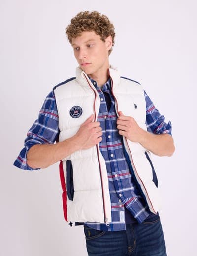 COLORBLOCK VEST WITH MALLET PATCH 1