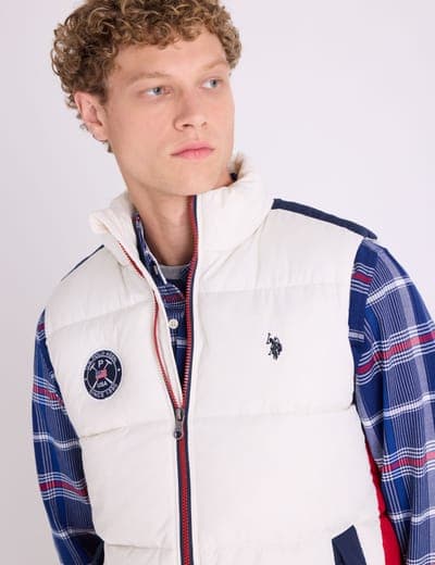 COLORBLOCK VEST WITH MALLET PATCH 3