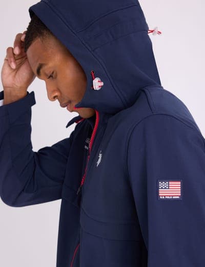 BONDED SOFTSHELL FLAG TREK JACKET 3