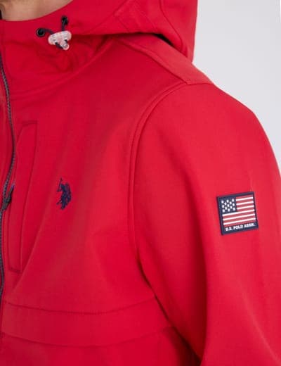 BONDED SOFTSHELL FLAG TREK JACKET 16