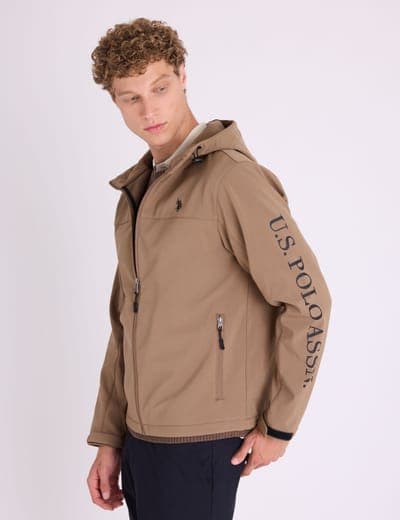 POLAR FLEECE BONDED WORDMARK JACKET 1