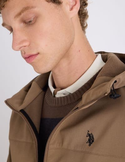 POLAR FLEECE BONDED WORDMARK JACKET 3