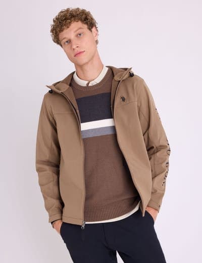 POLAR FLEECE BONDED WORDMARK JACKET 2