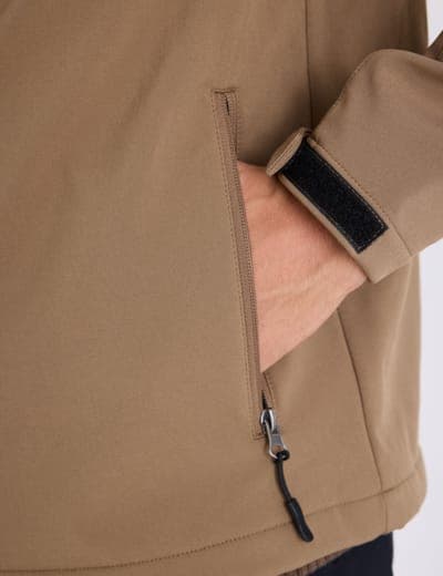 POLAR FLEECE BONDED WORDMARK JACKET 5