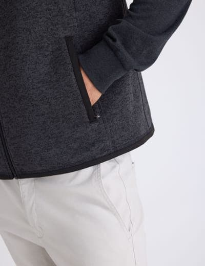 FULL ZIP SWEATER KNIT VEST 4