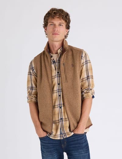 FULL ZIP SWEATER KNIT VEST 8