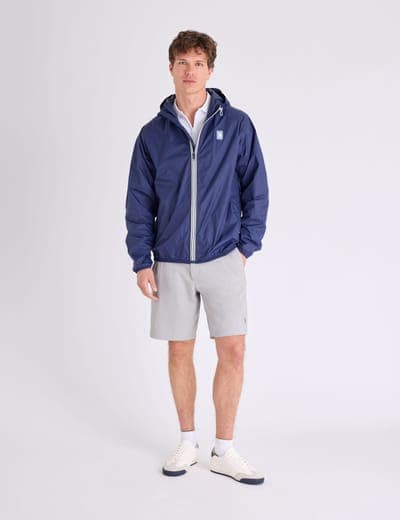 SIGNATURE STRIPE WINDBREAKER WITH HOOD 2