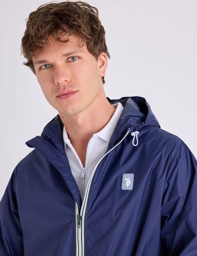 SIGNATURE STRIPE WINDBREAKER WITH HOOD 3