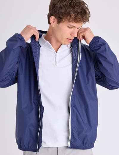 SIGNATURE STRIPE WINDBREAKER WITH HOOD 5