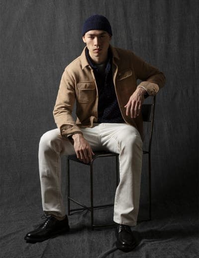 WHITE LABEL FRENCH TERRY SHACKET 1