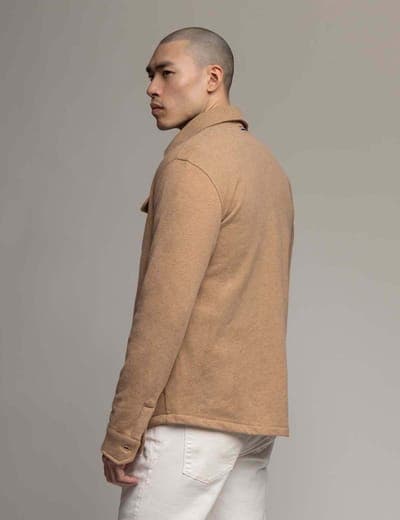 WHITE LABEL FRENCH TERRY SHACKET 4