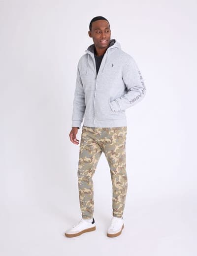 FULL ZIP WORDMARK SHERPA HOODIE 3