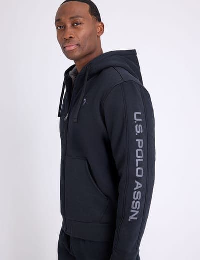 FULL ZIP WORDMARK SHERPA HOODIE 7