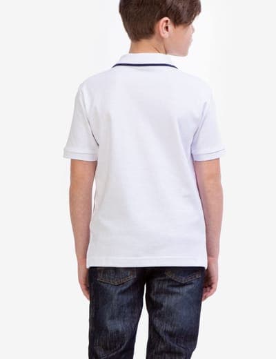 BOYS SOLID INTERLOCK POLO SHIRT 8