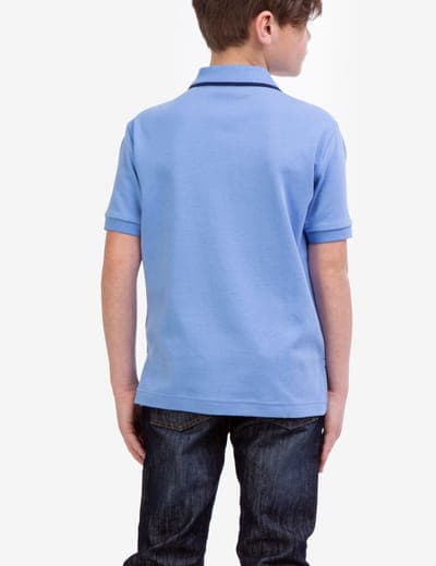 BOYS SOLID INTERLOCK POLO SHIRT 21