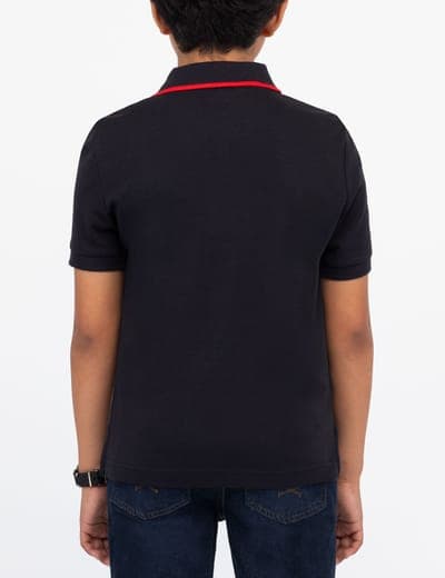 BOYS SOLID INTERLOCK POLO SHIRT 31
