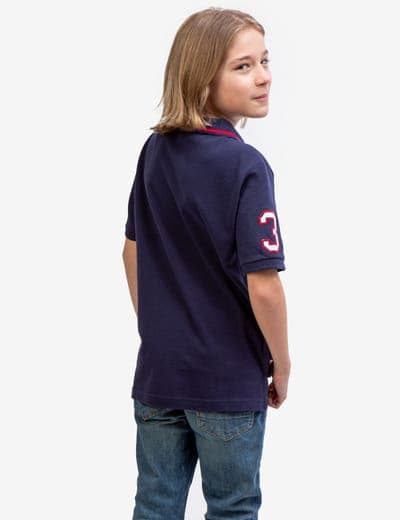 BOYS PIQUE SOLID POLO SHIRT 7