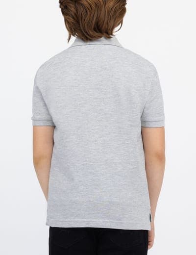 BOYS SOLID PIQUE POLO SHIRT 12