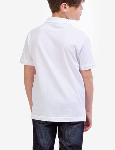 BOYS SOLID PIQUE POLO SHIRT 15