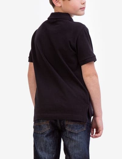 BOYS SOLID PIQUE POLO SHIRT 18