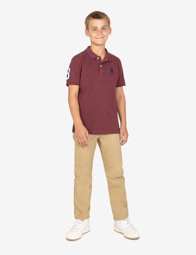 BOYS PIQUE POLO SHIRT 4