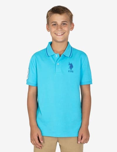 BOYS PIQUE POLO SHIRT 10