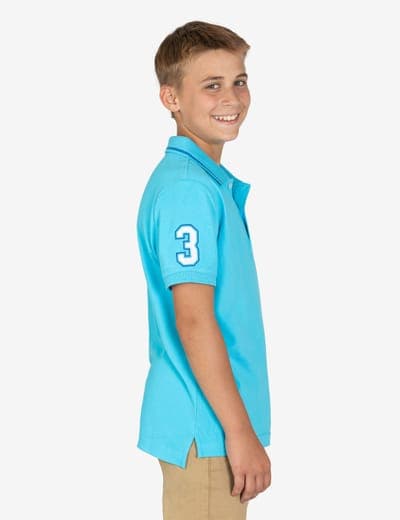 BOYS PIQUE POLO SHIRT 12