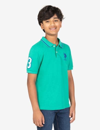 BOYS PIQUE POLO SHIRT 18