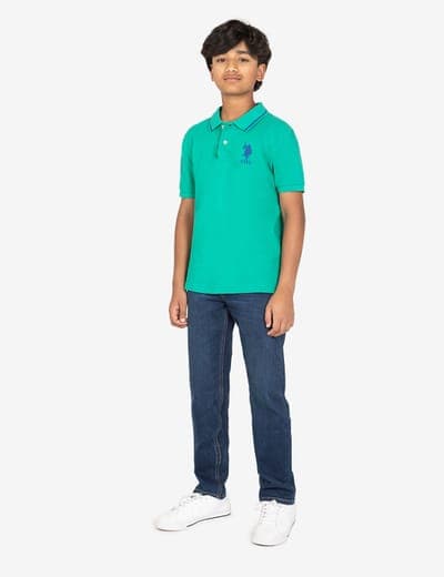 BOYS PIQUE POLO SHIRT 19