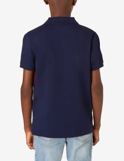 BOYS COLORBLOCK JERSEY POLO SHIRT 4