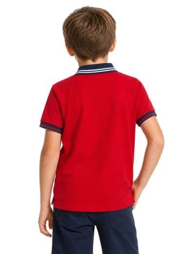 BOYS VERTICAL COLORBLOCK POLO SHIRT 3