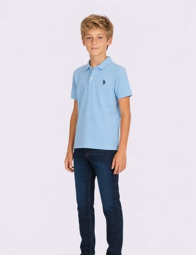 BOYS PIQUE POLO SHIRT 13